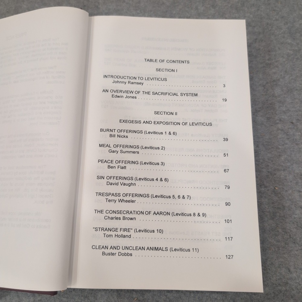 Studies in Leviticus 1998 East Tennessee School of Preaching Lectureship Book - Picture 5 of 7
